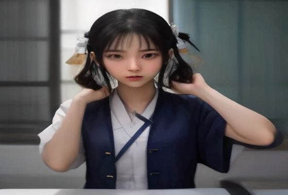 身着汉服的女性在古典园林廊道中行走，白色丝袜与飘逸裙摆相得益彰，国风白丝美女造型的文化溯源展示